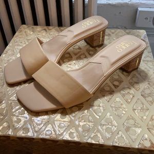 Franco Sarto healed mules from Anthropologie